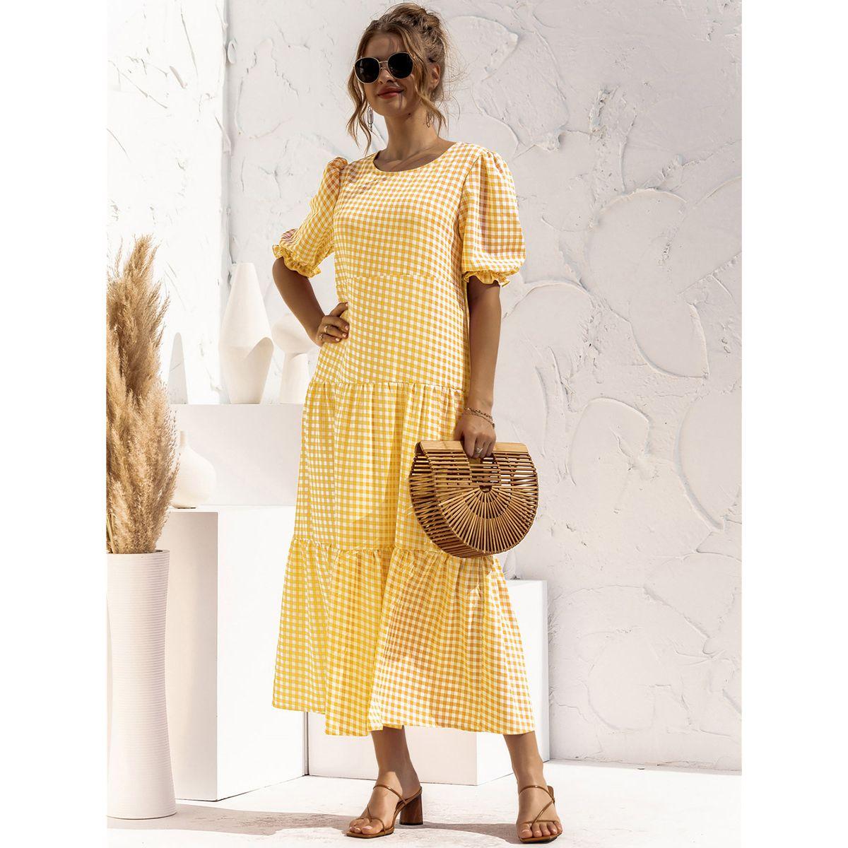 فستان طويل مطبع بمربعات-women-clothing-dresses-image-6