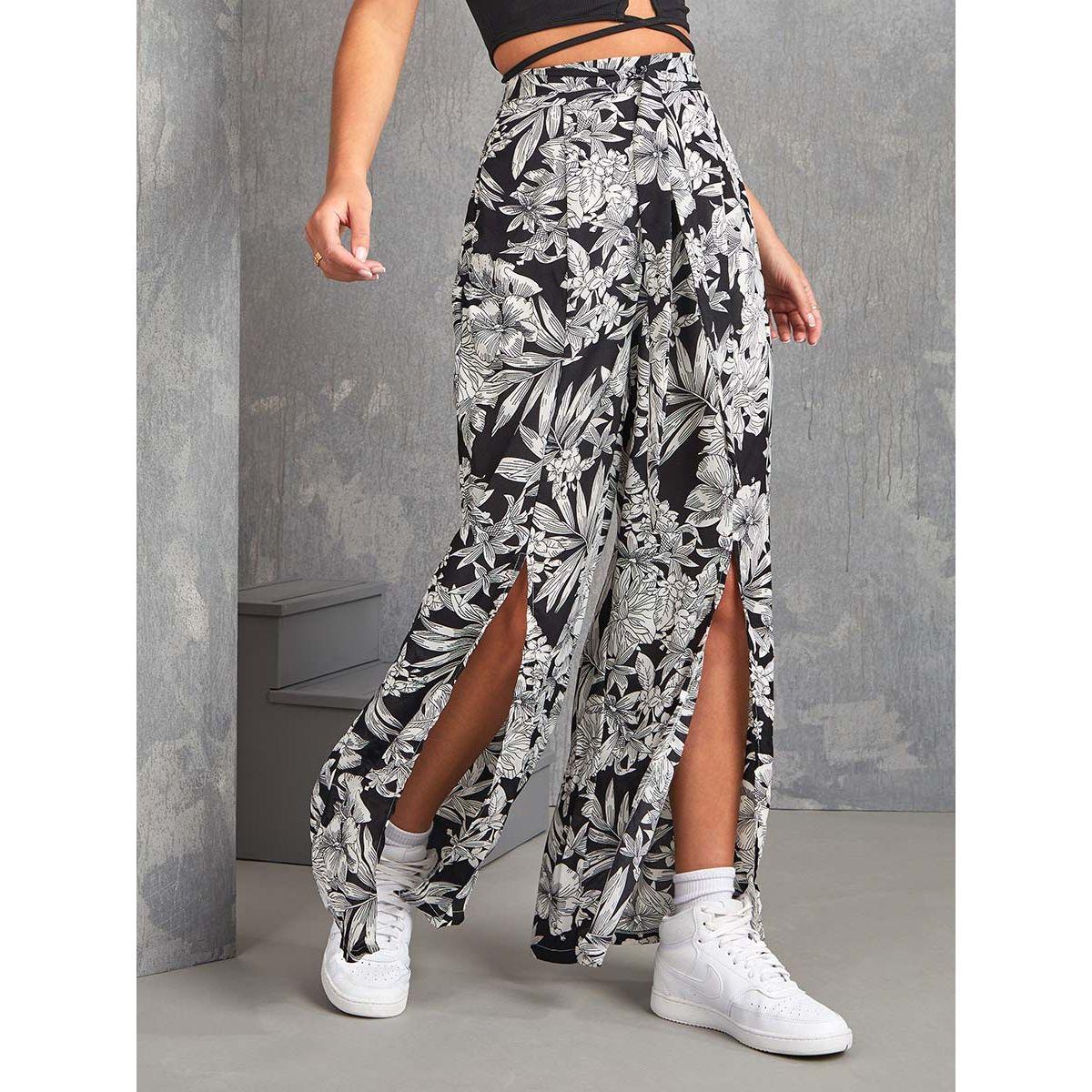 بنطال بقصة ارجل واسعة-women-clothing-bottoms-trousers-image-2