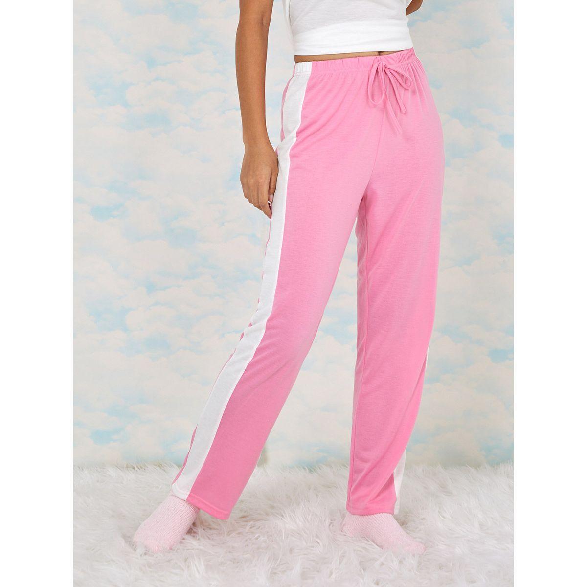 طقم بيجاما من ( تيشيرت + بنطال )-women-clothing-nightwear-pyjamas-longsets-image-4
