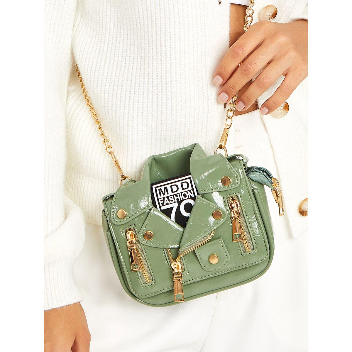 Styli Jacket Shape Novelty Crossbody Bag with Chain Strap-women-bagsandwallets-handbags-image-3
