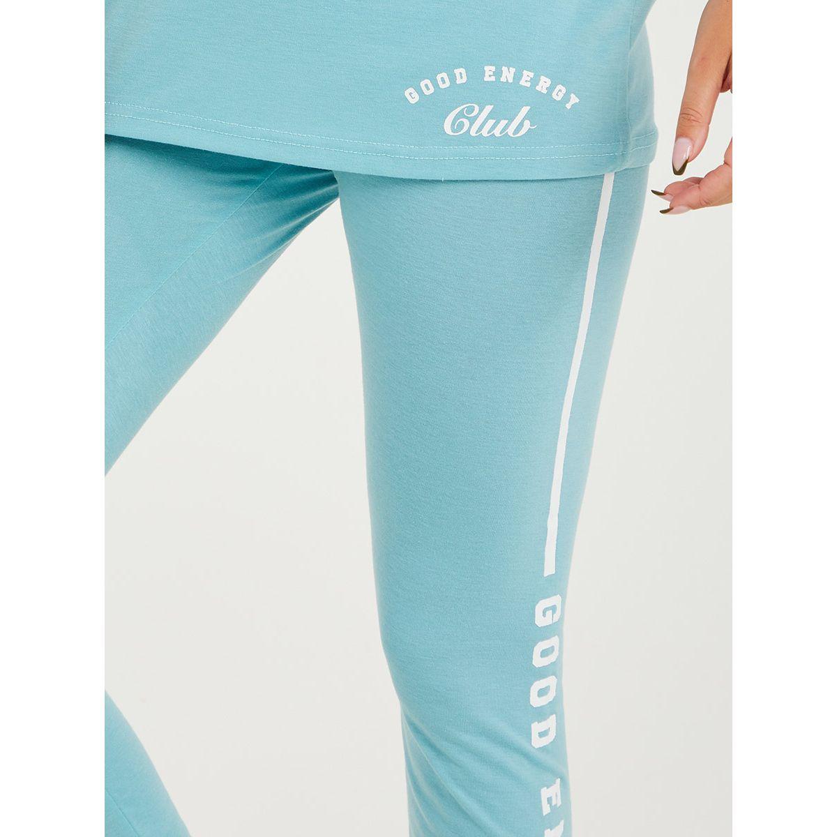 طقم من ( ليقنز + تيشيرت )-women-clothing-nightwear-pyjamas-longsets-image-4