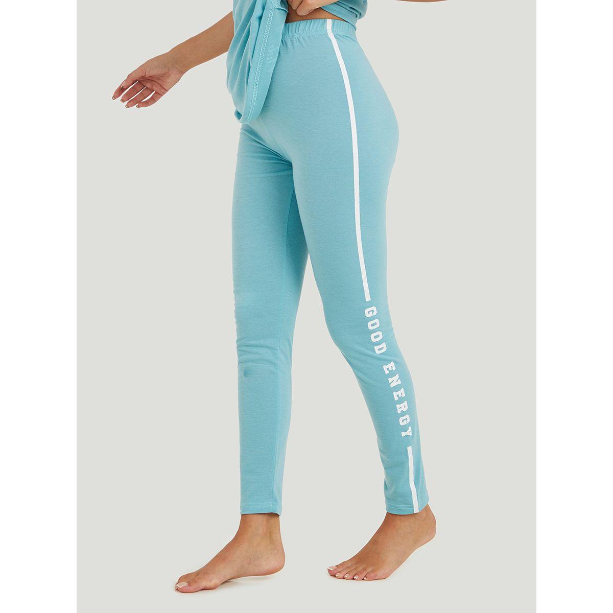 طقم من ( ليقنز + تيشيرت )-women-clothing-nightwear-pyjamas-longsets-image-5