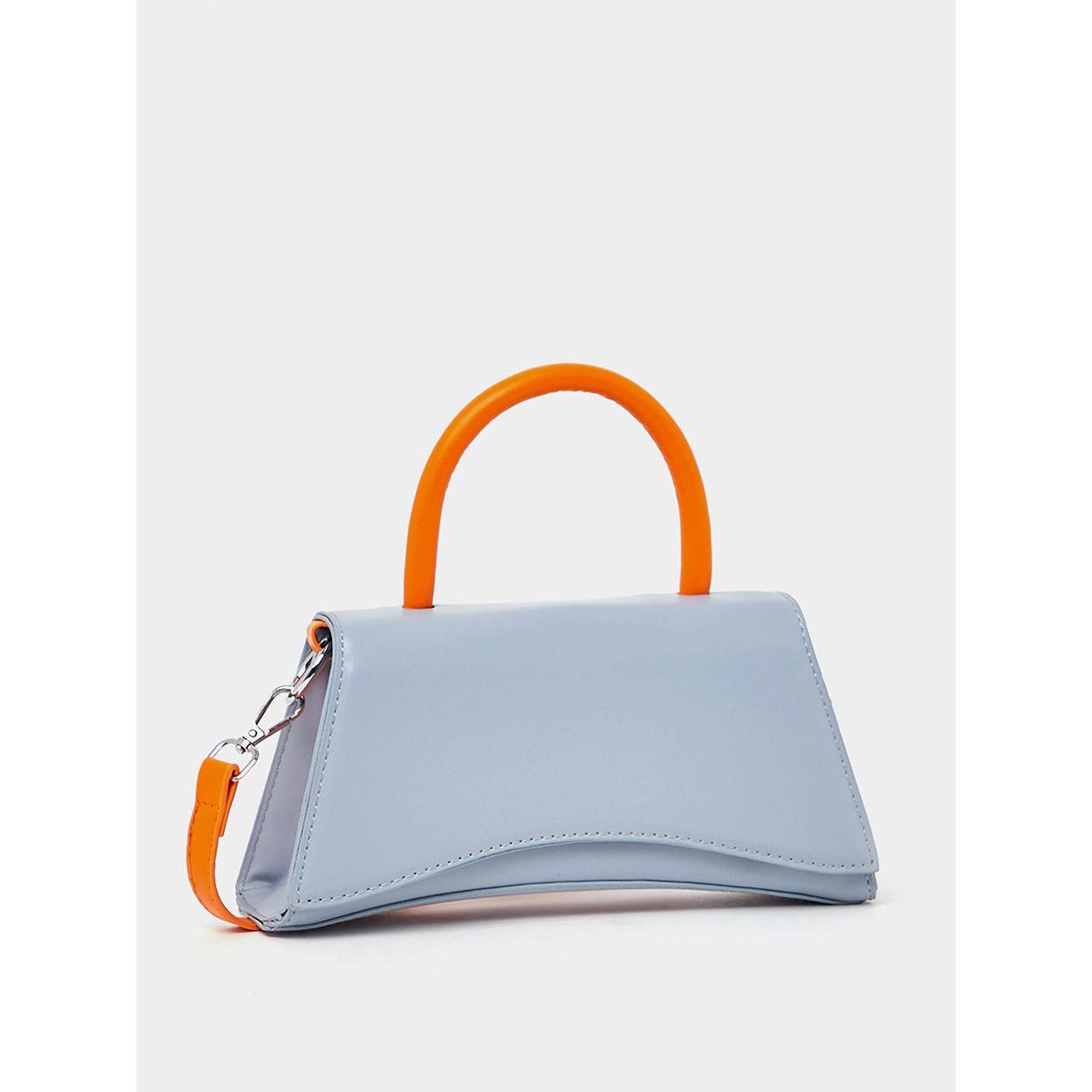 Styli Contrast Strap Flap Handbag-women-bagsandwallets-handbags-image-1