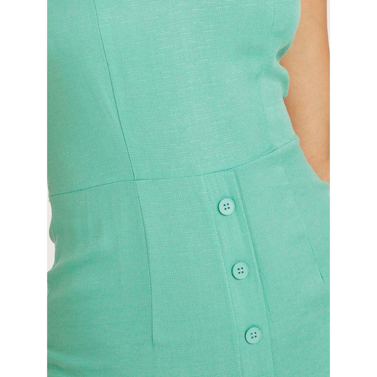 فستان ميدي باكمام مكشكشة-women-clothing-dresses-image-3