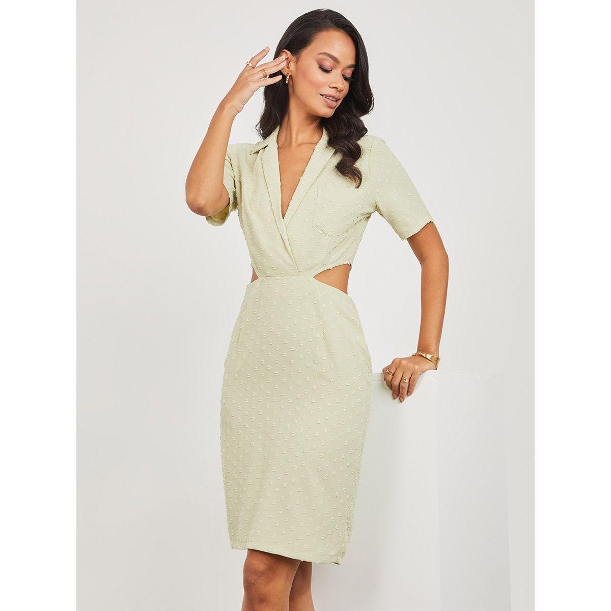 فستان باكمام قصيرة-women-clothing-dresses-image-1