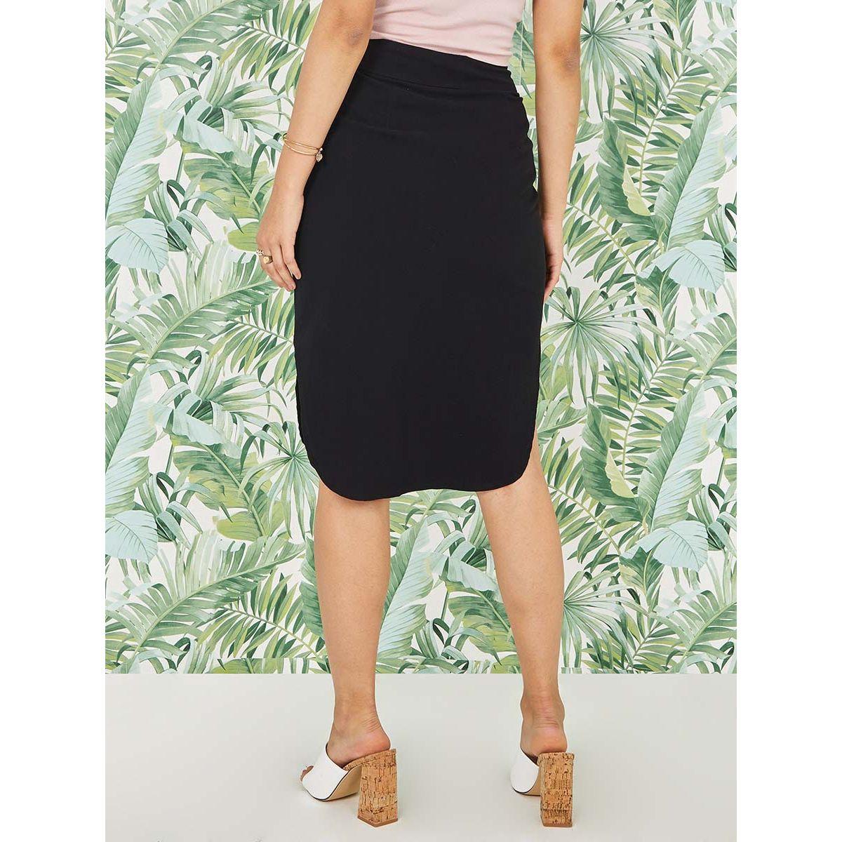 تنورة بطول الركبة مزينة بازرار-women-clothing-bottoms-skirts-image-4