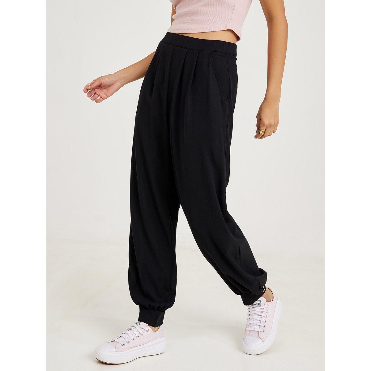 Styli Elasticated Waistband Relaxed Fit Cuffed Jogger-women-clothing-bottoms-joggers-image-3