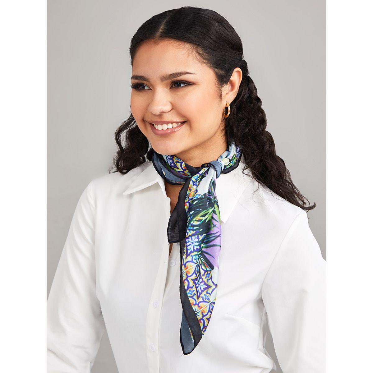Styli Floral Print Scarf-women-winterwear-scarves-image-2