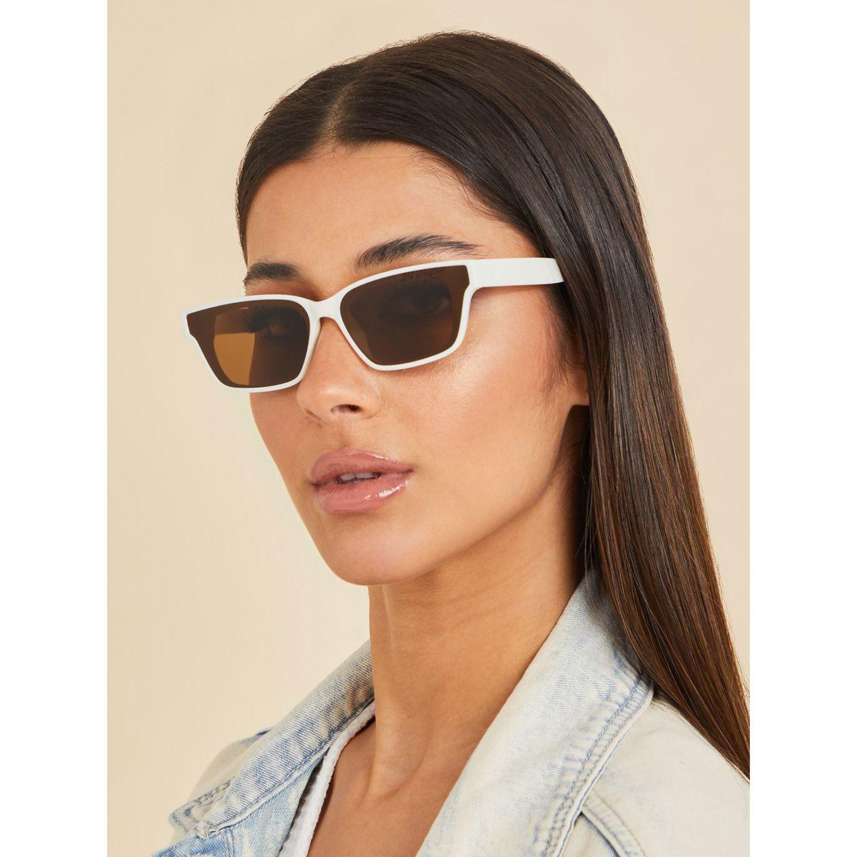 Styli Dark Tinted Rectangle Sunglasses-women-sunglasses-image-2