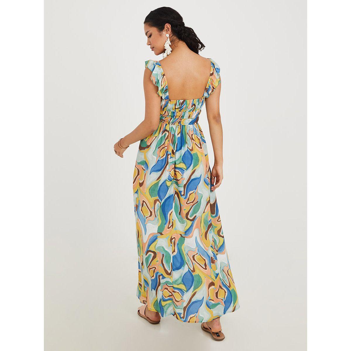 فستان طويل بطبعة مجردة-women-clothing-dresses-image-4