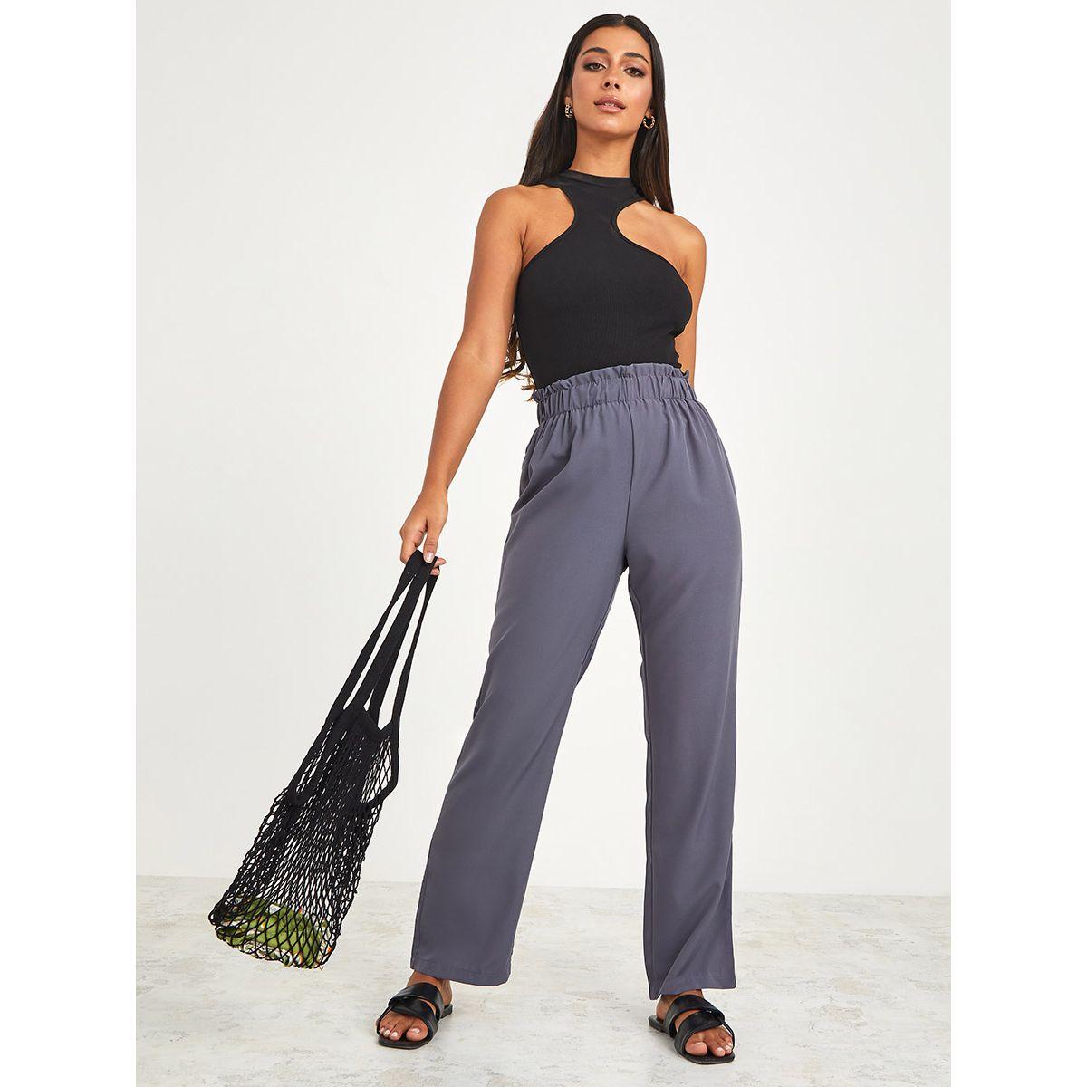 بنطال بخصر بيبر باغ-women-clothing-bottoms-trousers-image-1