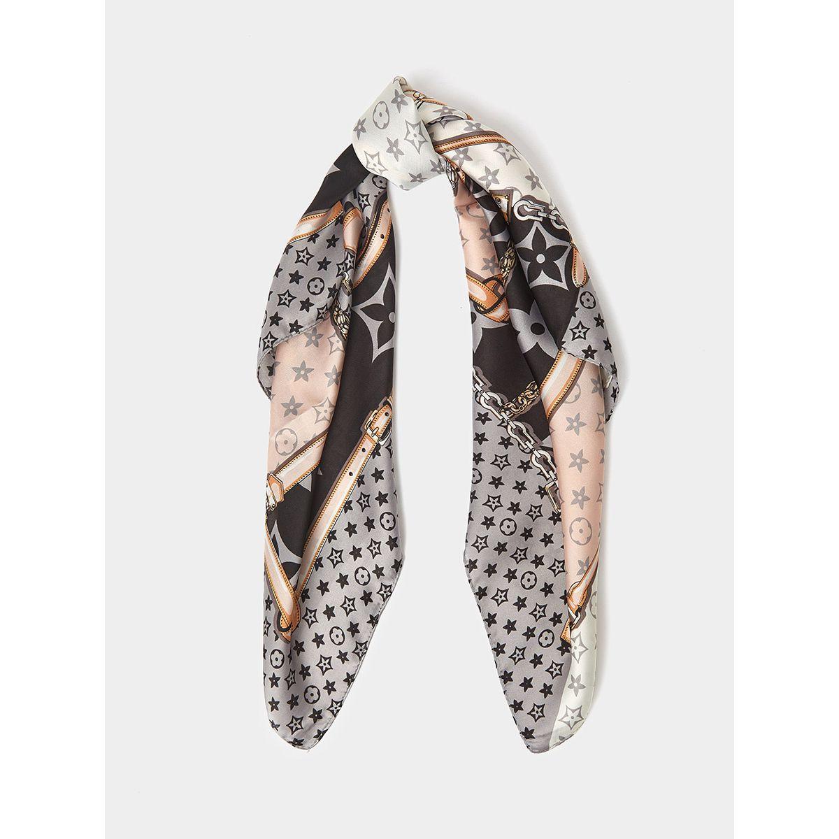 Styli Patchwork Print Scarf-women-winterwear-scarves-image-1