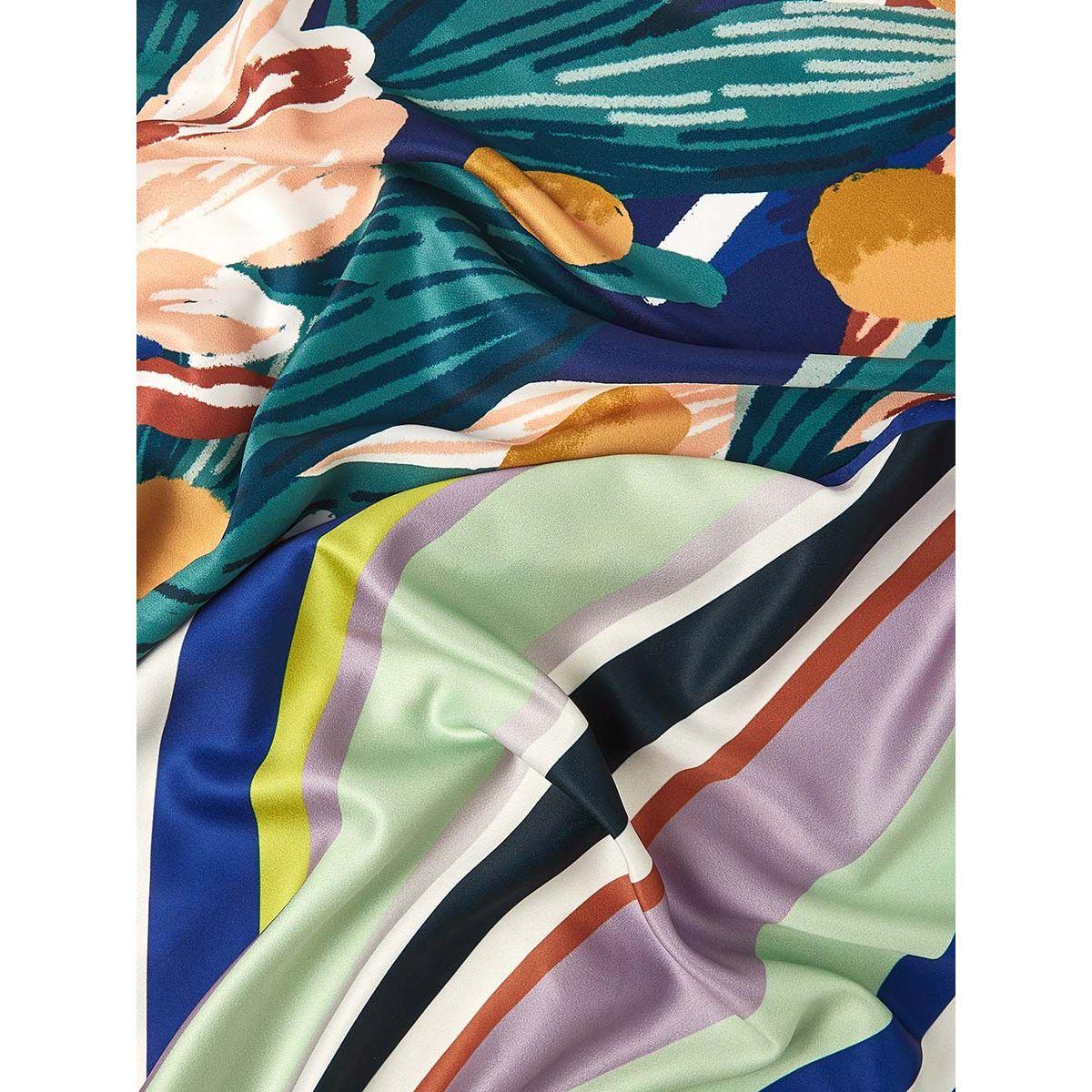 Styli Set of 2 - Floral and Stripe Print Scarf-women-winterwear-scarves-image-6