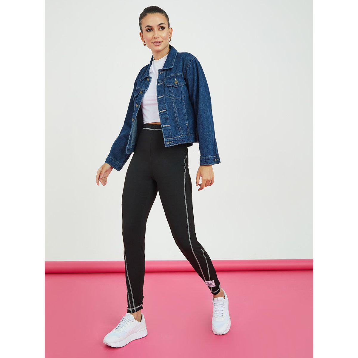 ليقنز بتداخلات مدروزة-women-clothing-bottoms-leggings-image-1