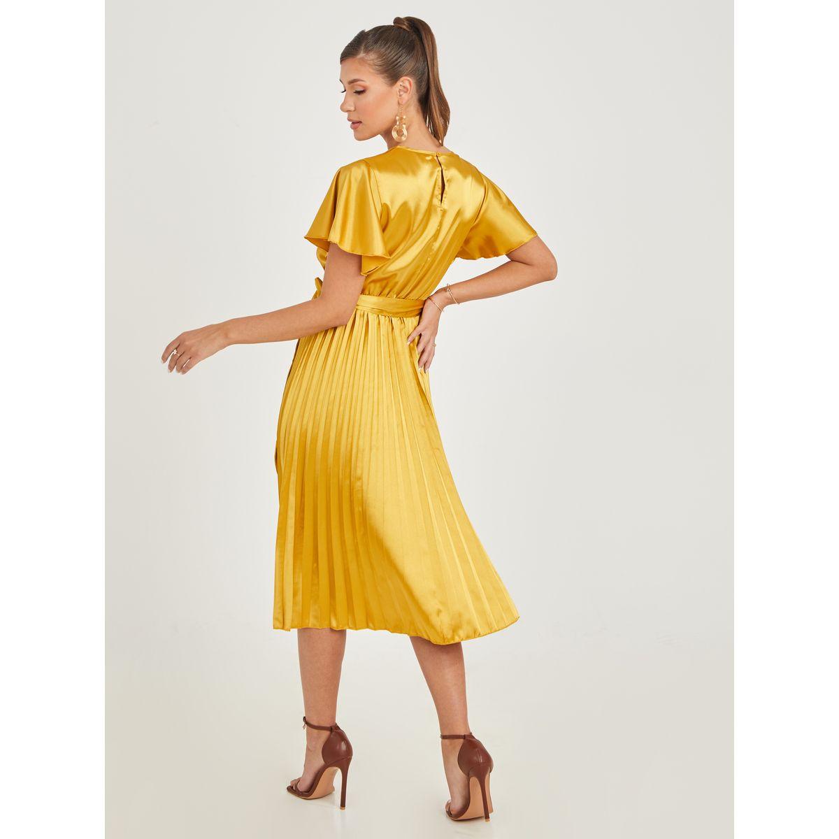 فستان ميدي باكمام قصيرة-women-clothing-dresses-image-4