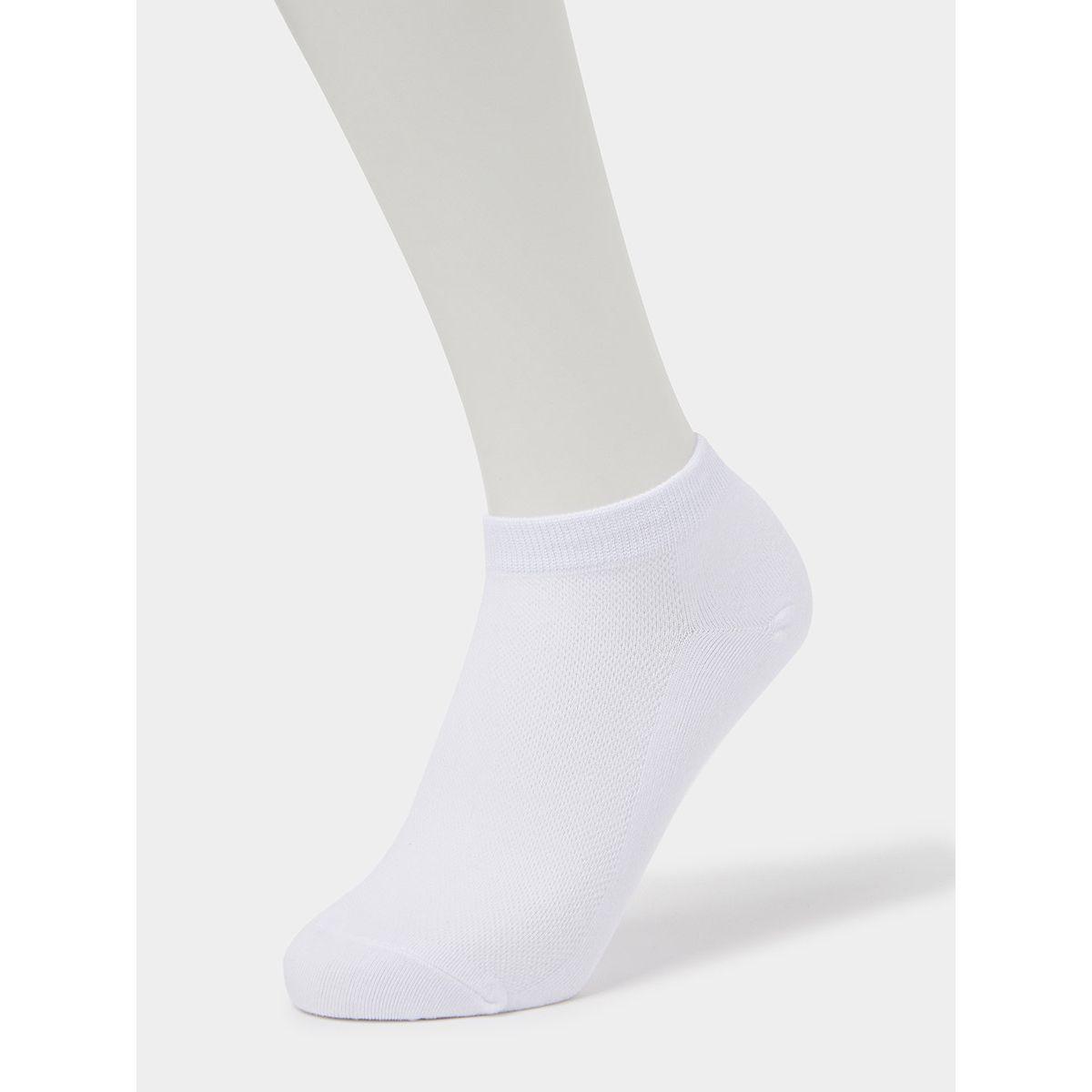 Styli Pack of 5 - Solid Rib Shoe Liner Socks-women-socksandstockings-image-4