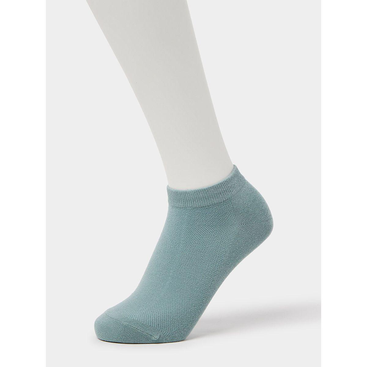 Styli Pack of 5 - Solid Rib Shoe Liner Socks-women-socksandstockings-image-6