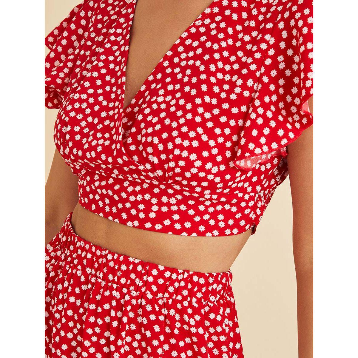 طقم منسق ( تنورة طويلة + بلوزة قصيرة )-women-clothing-coordsets-image-3