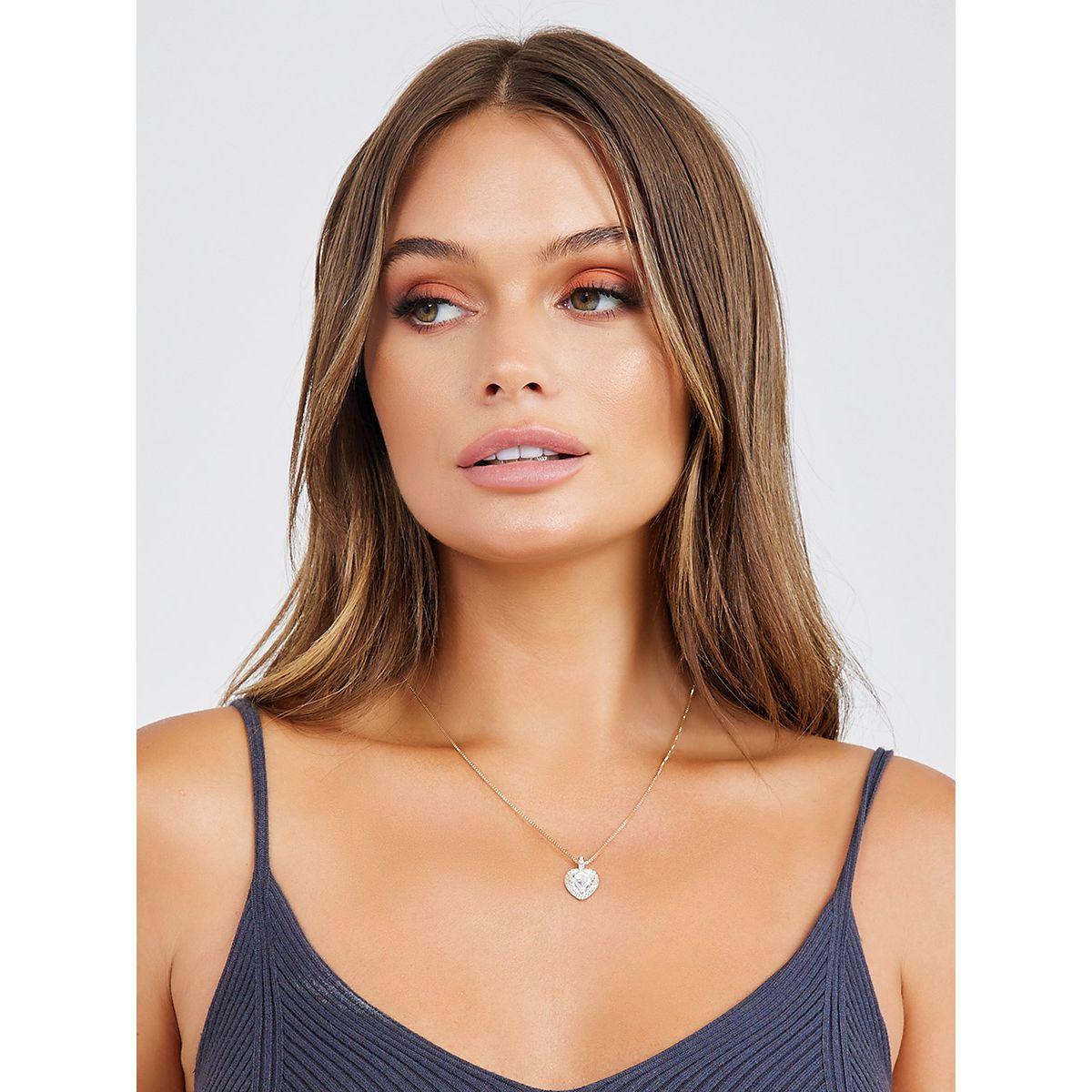 Styli Embellished Heart Pendant Box Chain Necklace-women-watchesandjewellery-jewellery-necklacesandpendants-image-1
