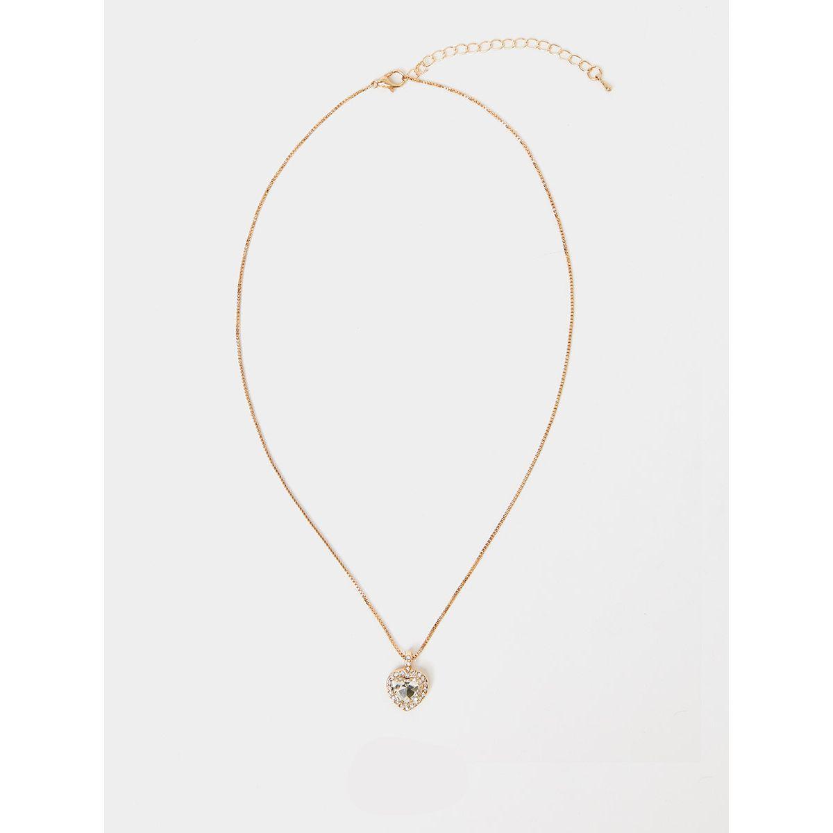 عقد مزين بحلية على شكل قلب-women-watchesandjewellery-jewellery-necklacesandpendants-image-2