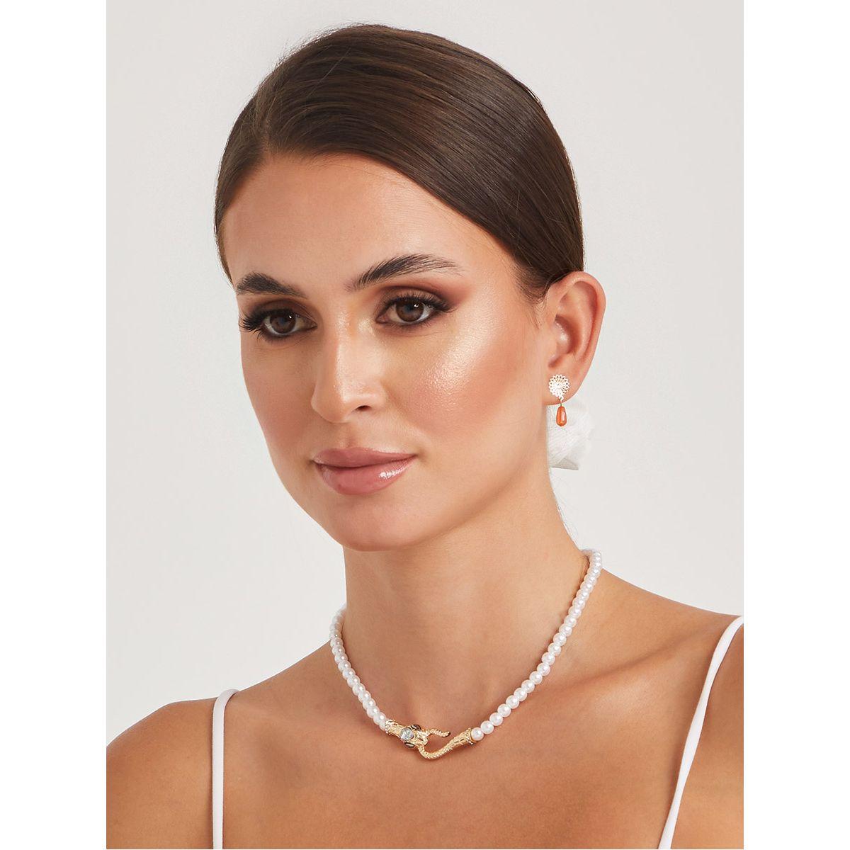 عقد كاجوال مزين بلؤلؤ-women-watchesandjewellery-jewellery-necklacesandpendants-image-2