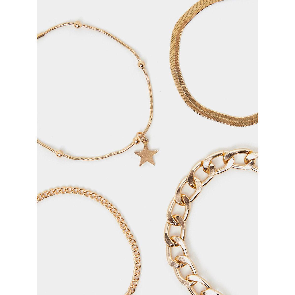 مجموعة من 4 عقد عصري-women-watchesandjewellery-jewellery-banglesandbracelets-image-3