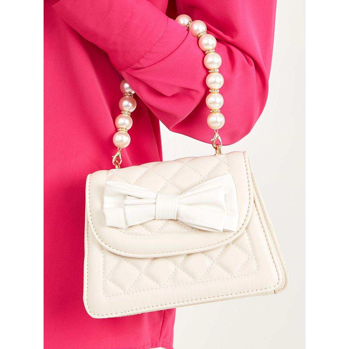 شنطة مزينة بلؤلؤ وفيونكة-women-bagsandwallets-handbags-image-4