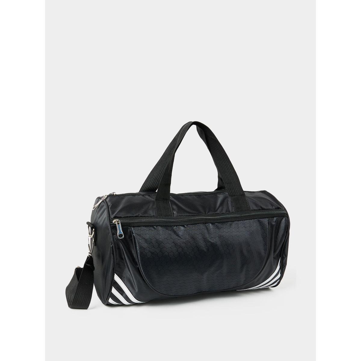 شنطة دافل مزينة بخطوط جانبية-men-bags-image-1