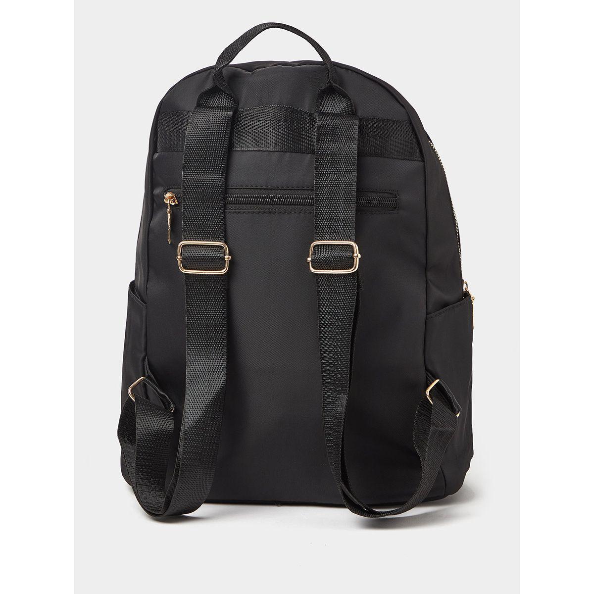 Styli Contrast Zip Closure Detail Backpack-women-bagsandwallets-backpacks-image-6