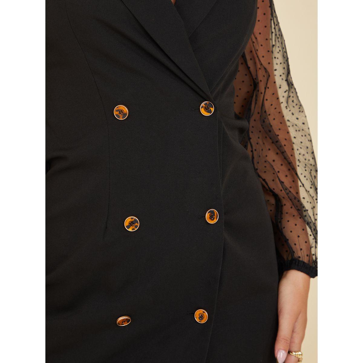 فستان قصير باكمام طويلة شفافة-women-clothing-dresses-image-3