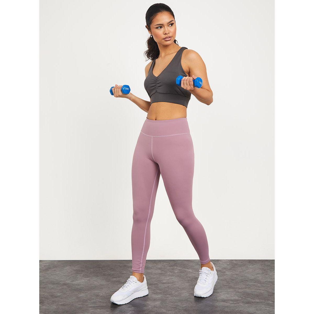 Styli Active Ruched Front Racerback Active Sports Bra-sports-women-clothing-sportsbras-image-2