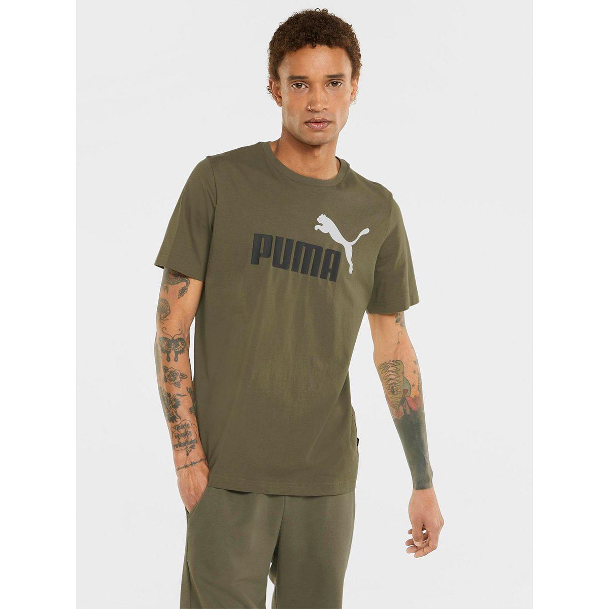 Puma Logo Print Essential Regular Fit T-shirt-men-clothing-tshirtsandpolos-tshirts-image-1