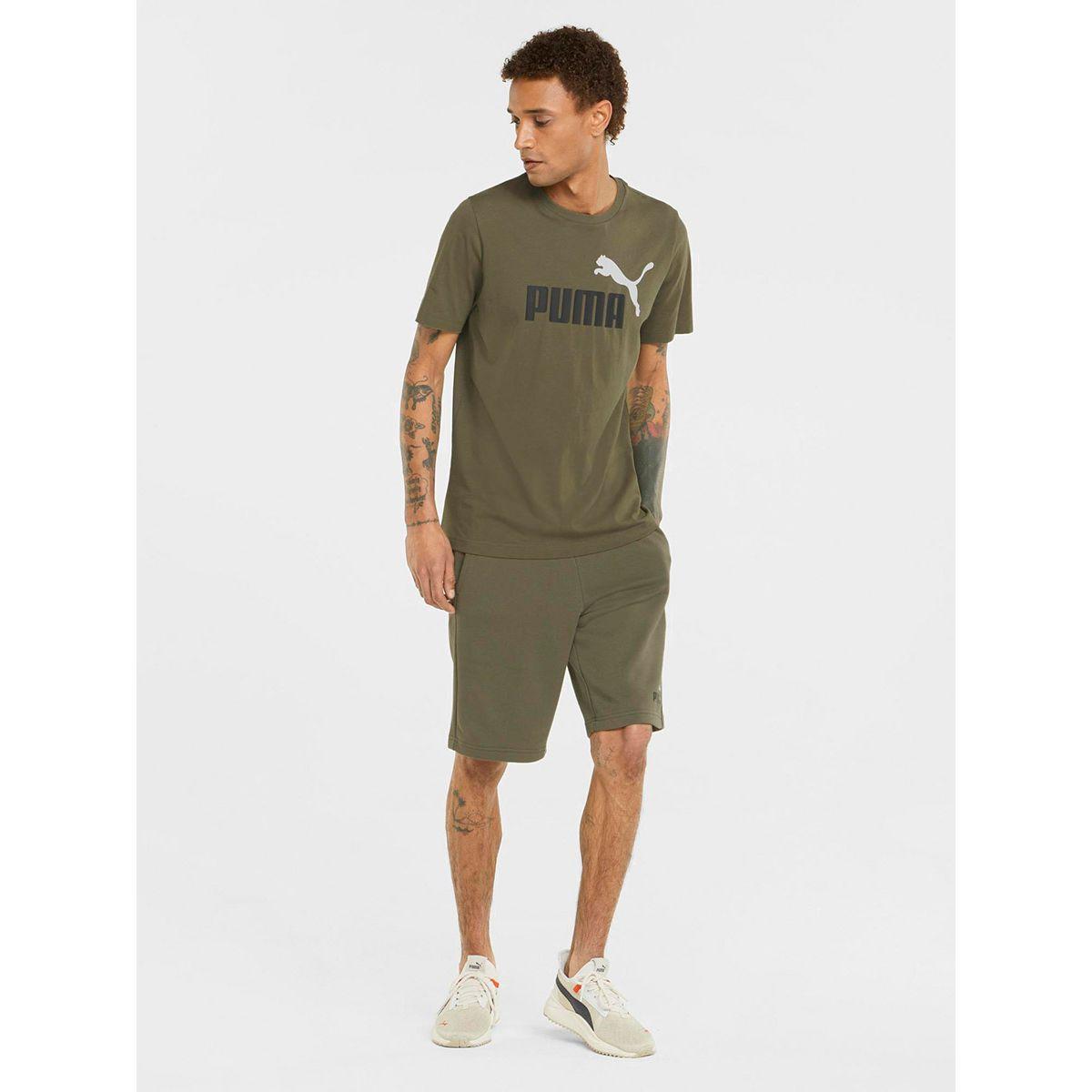 Puma Logo Print Essential Regular Fit T-shirt-men-clothing-tshirtsandpolos-tshirts-image-3