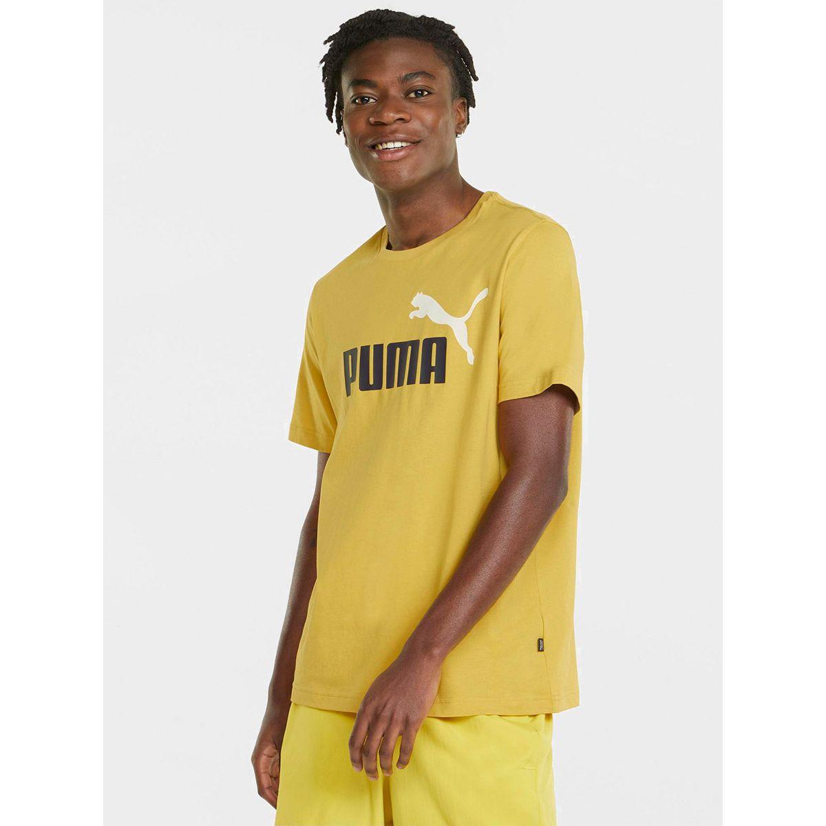 Puma Logo Print Essential Regular Fit T-shirt-men-clothing-tshirtsandpolos-tshirts-image-1