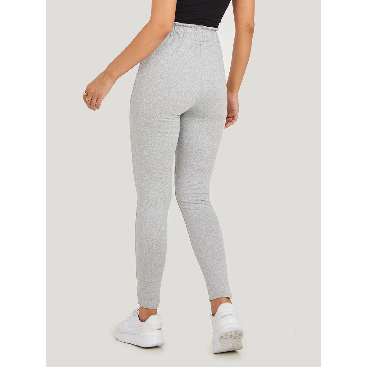 Styli Drawstring Paper Bag Waist Leggings-women-clothing-bottoms-leggings-image-4