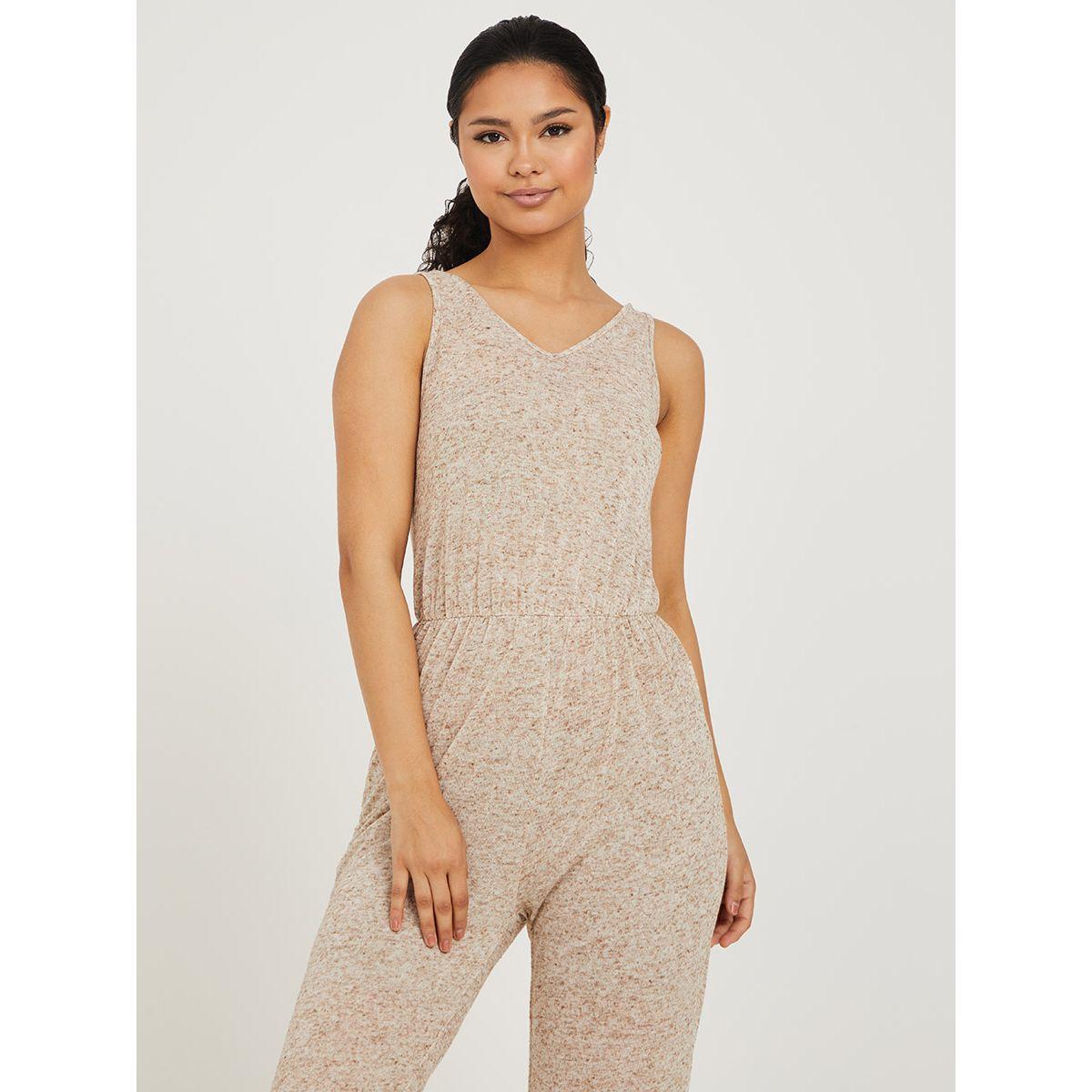جمبسوت محبوك بلا اكمام-women-clothing-coordsets-image-2
