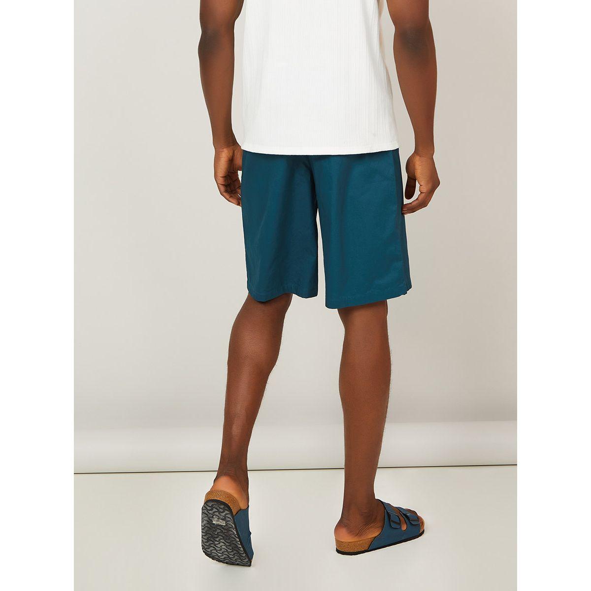 Styli Twill Shorts with Contrast Drawstring Detail-men-clothing-bottoms-shorts-image-6