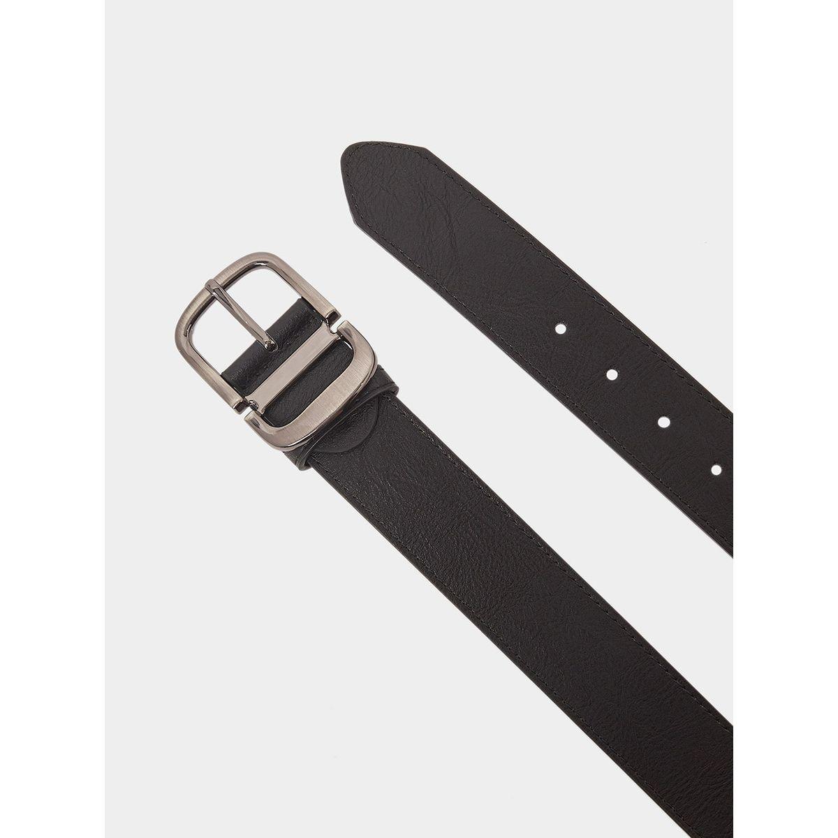 Styli Textured Belt with Metal Buckle Belt-men-beltsandwallets-belts-image-8