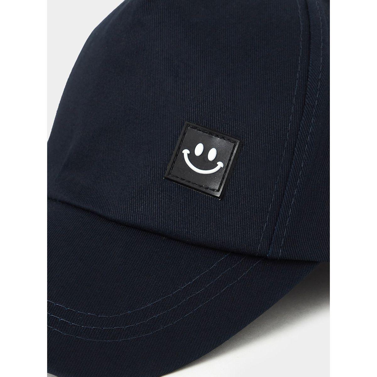 Styli Smiley Patch Detail Baseball Cap-men-caps-image-3
