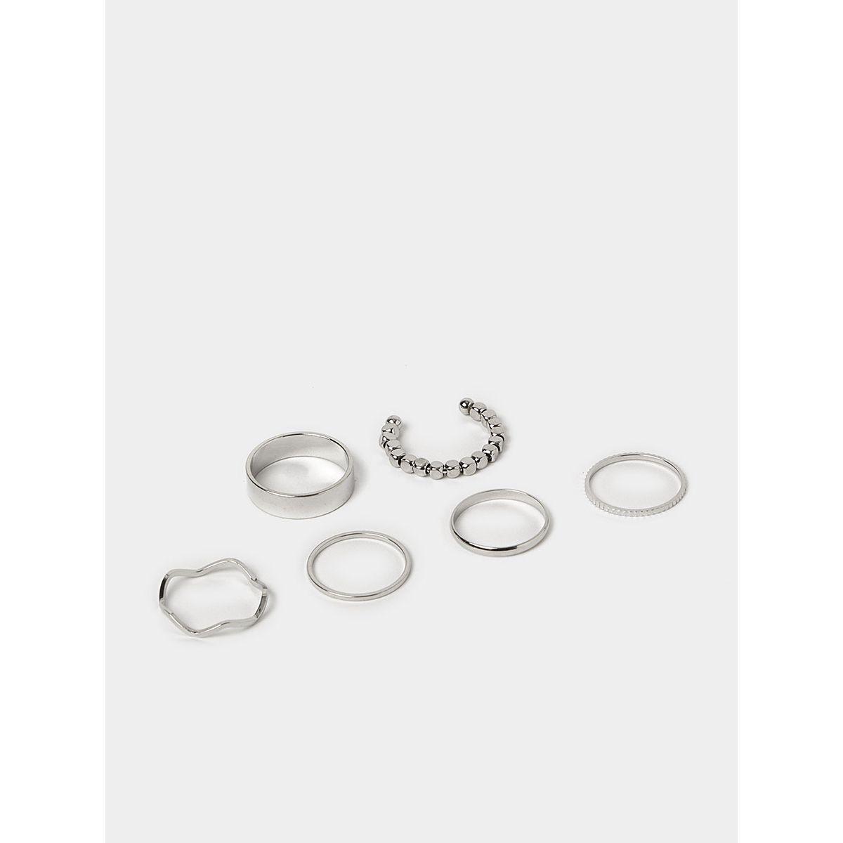 Styli Set of 6 - Stackable Rings-women-watchesandjewellery-jewellery-rings-image-1