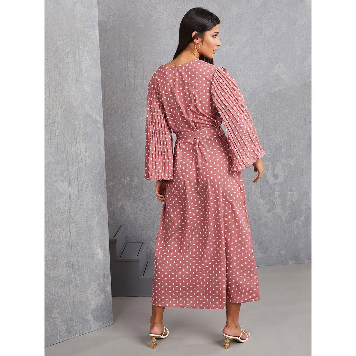 فستان طويل بنمط لف-women-clothing-dresses-image-4