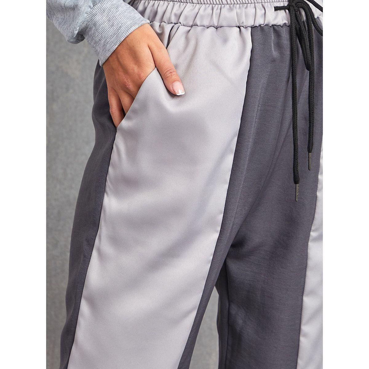 Styli Colorblock Drawstring Waistband Jogger-women-clothing-bottoms-joggers-image-4