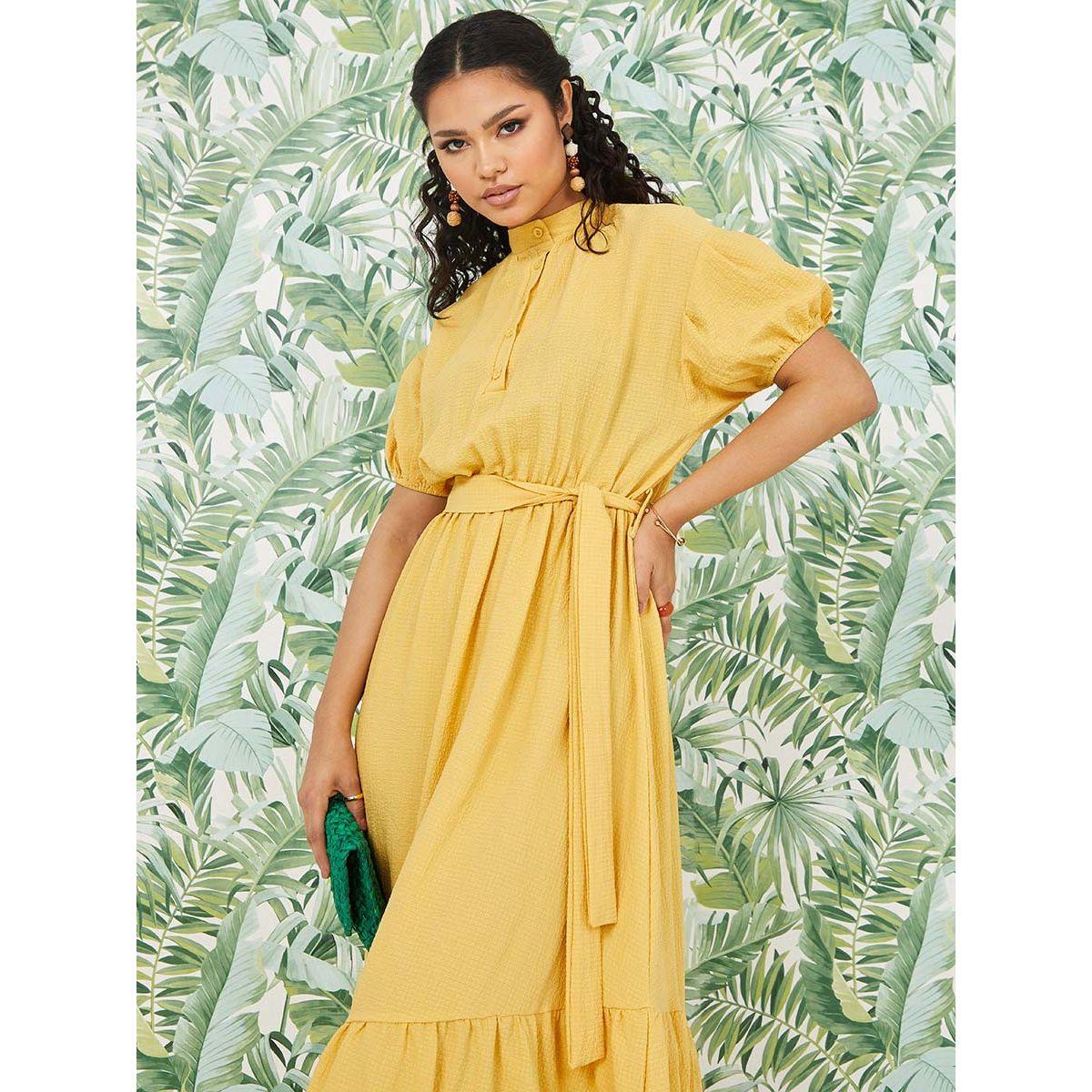 فستان طويل باكمام قصيرة واساور من ستايلي-women-clothing-dresses-image-3