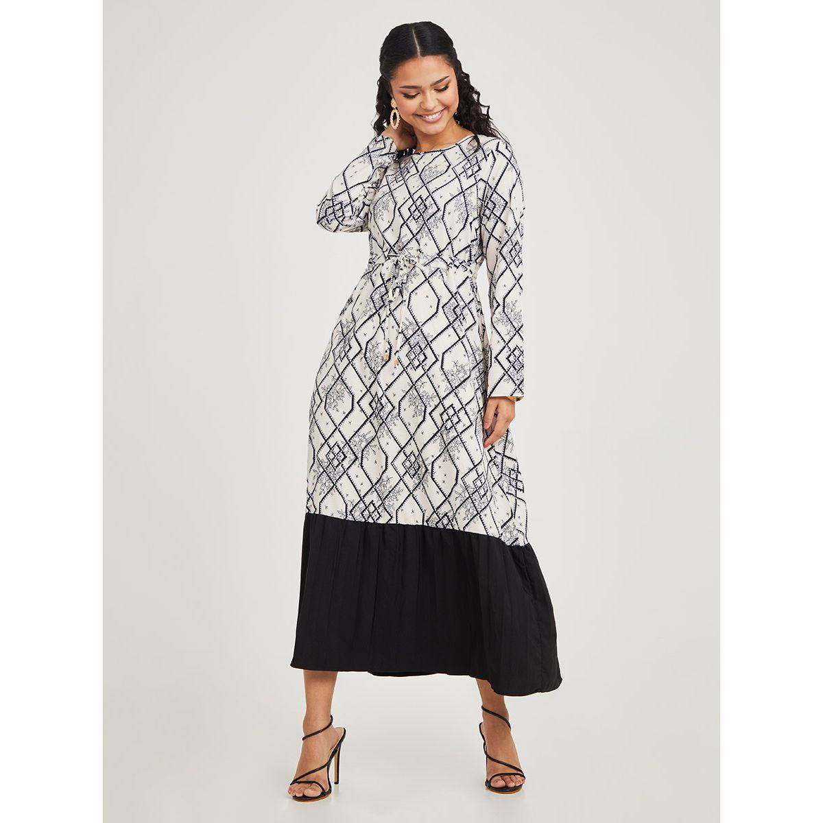 فستان طويل باكمام طويلة-women-clothing-dresses-image-1