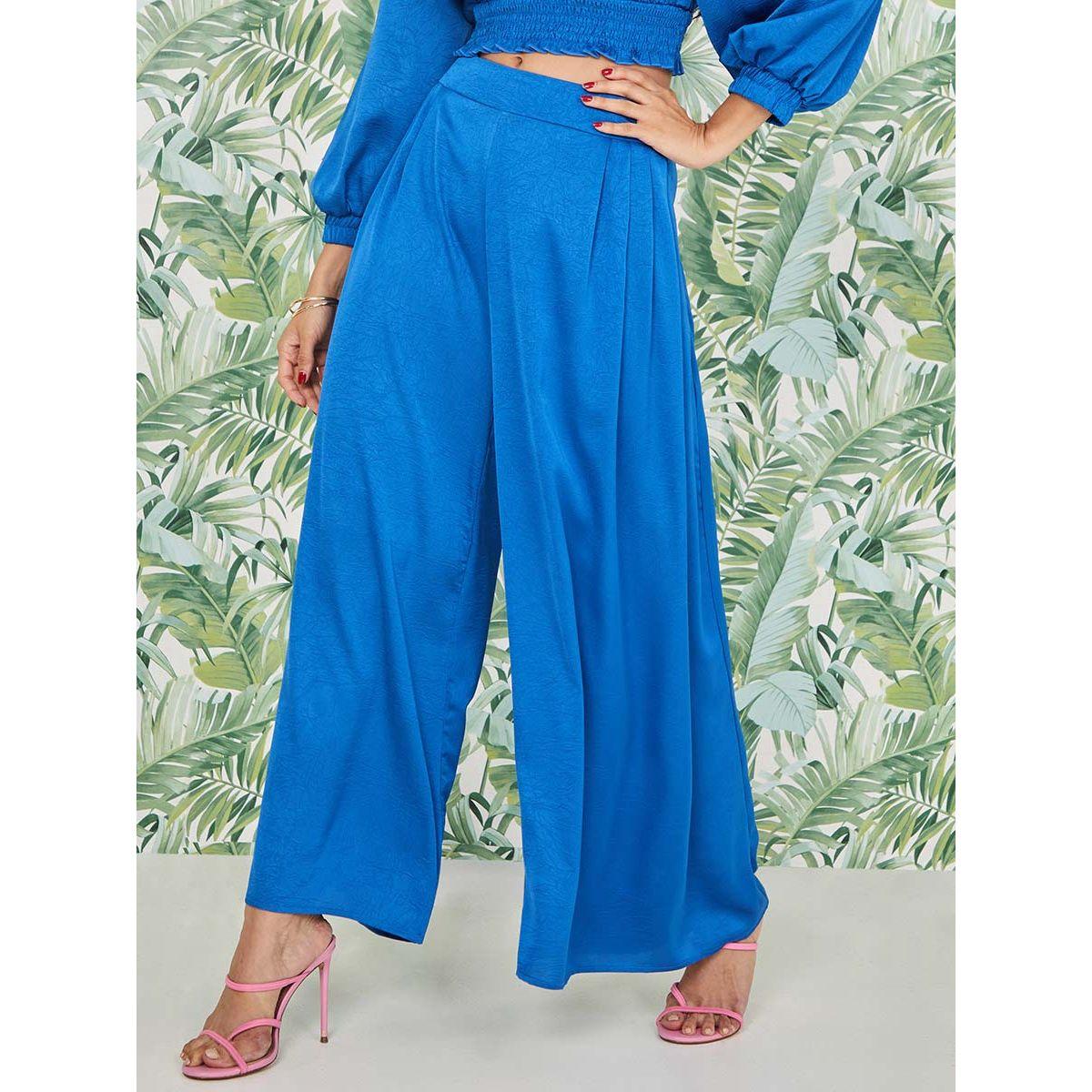 بنطال واسع بخصر عالي من ستايلي-women-clothing-bottoms-trousers-image-2