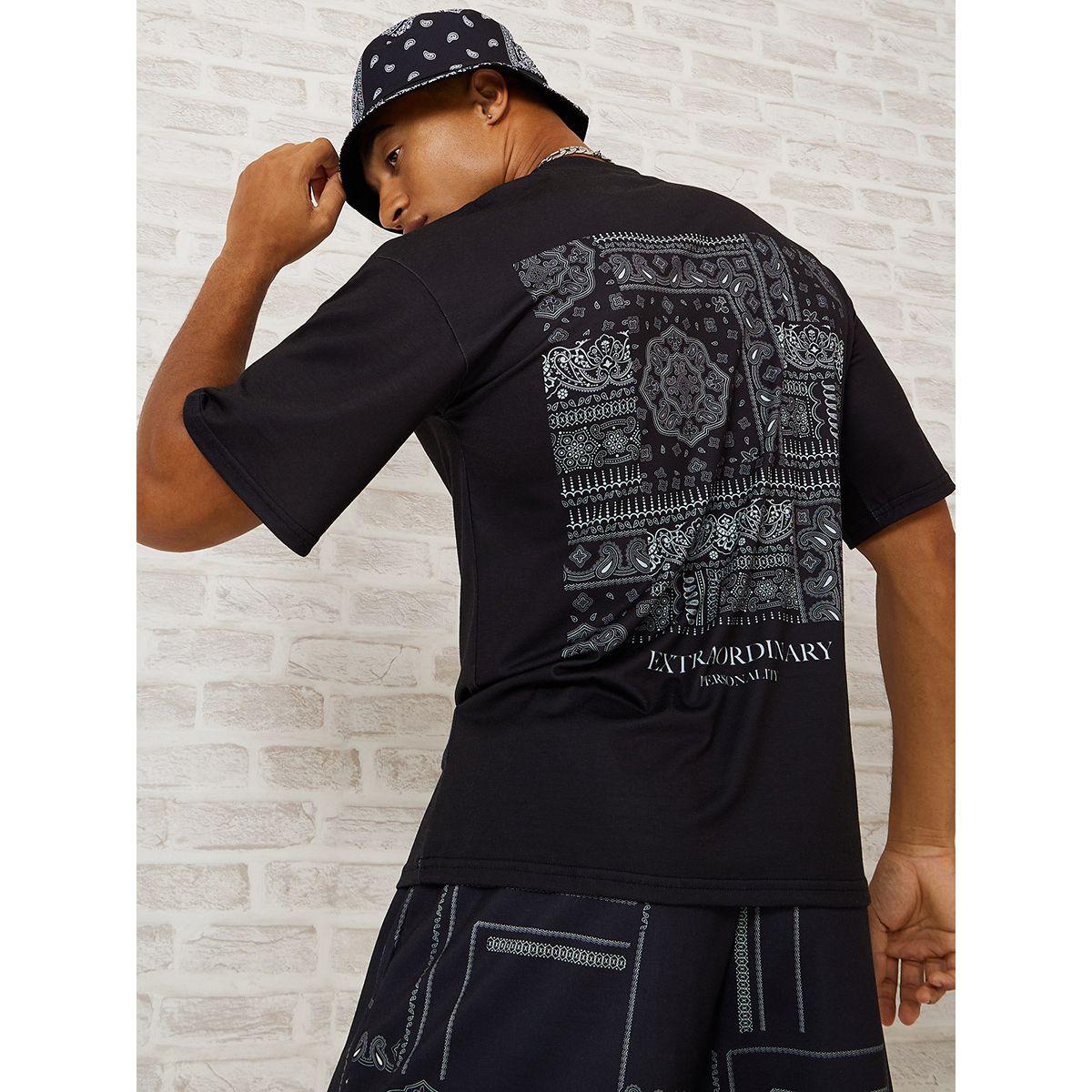 تيشيرت كاجوال بقصة واسعة-men-clothing-tshirtsandpolos-tshirts-image-1