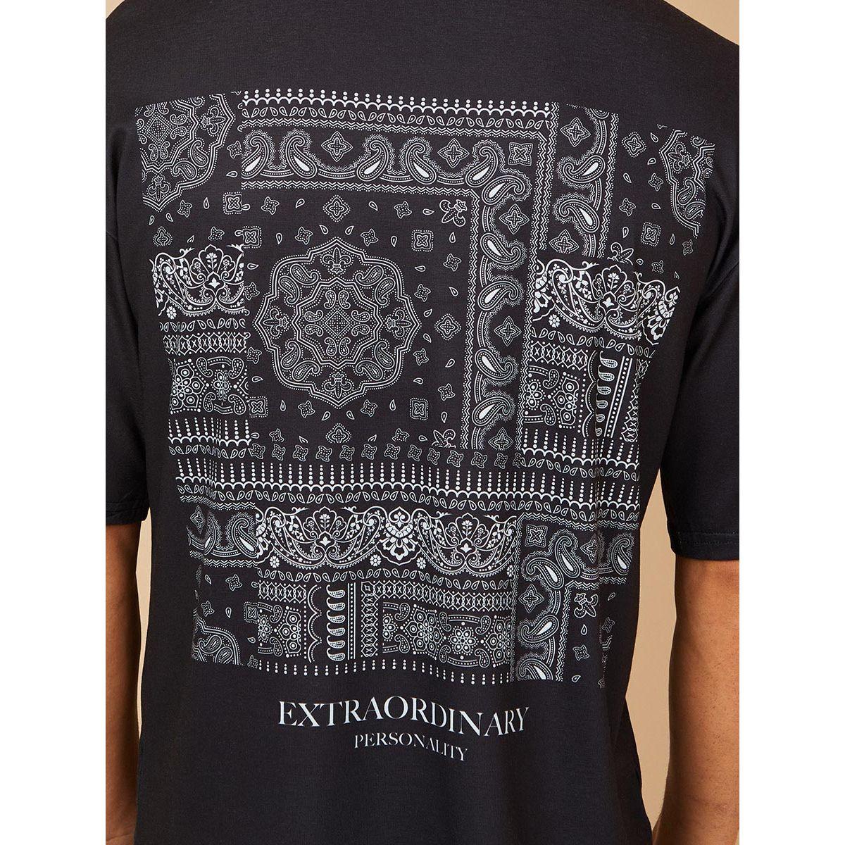 Styli Back Paisley Graphic Oversized T-shirt-men-clothing-tshirtsandpolos-tshirts-image-4
