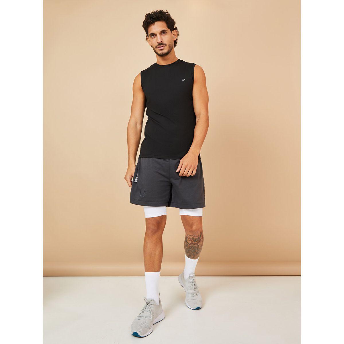Styli Active Side Stripe Print Slim Fit Active Tank-sports-men-clothing-tshirtsandpolos-image-2