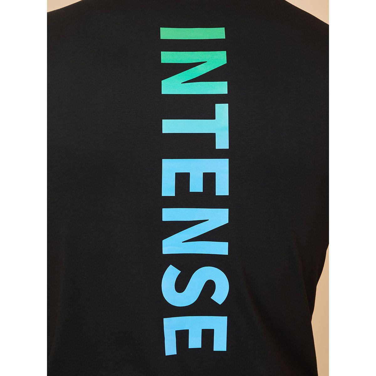 Styli Active Intense Back Slogan Print Slim Fit Active T-shirt-sports-men-clothing-tshirtsandpolos-image-4
