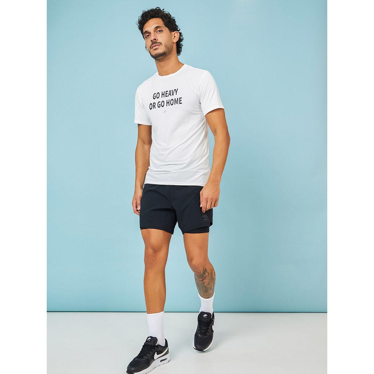 Styli Active Go Heavy Or Go Home Slogan Slim Fit Active T-shirt-sports-men-clothing-tshirtsandpolos-image-2